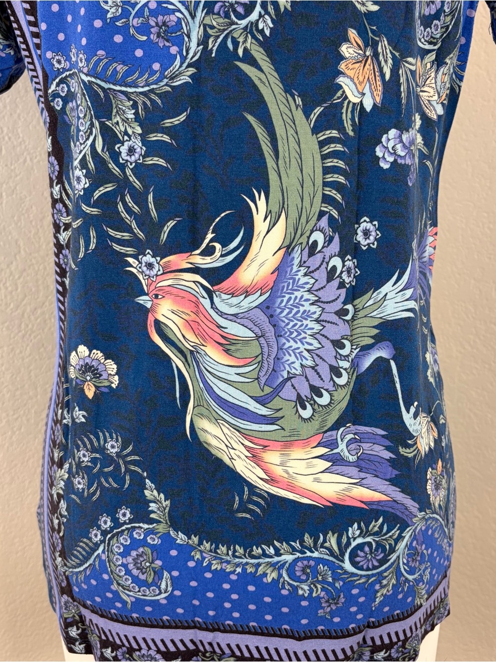 Johnny Was Revive Floral Short Sleeve Special Tee - Picture 7 of 10